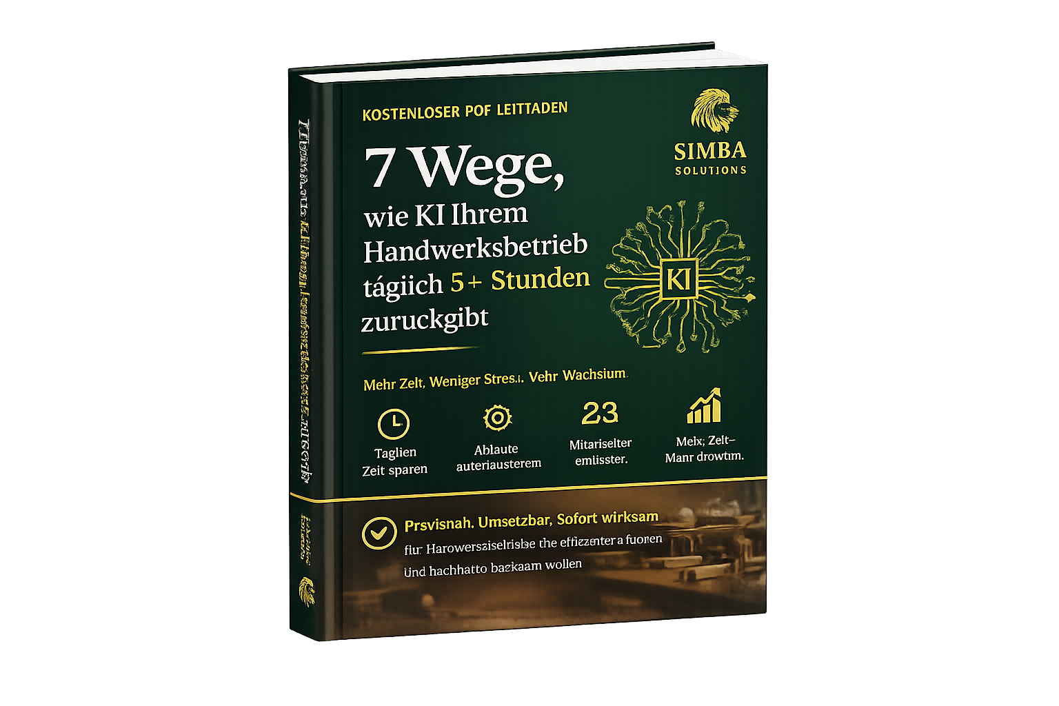 7 Wege, wie KI Ihrem Betrieb täglich 5+ Stunden zurückgibt – PDF-Leitfaden
