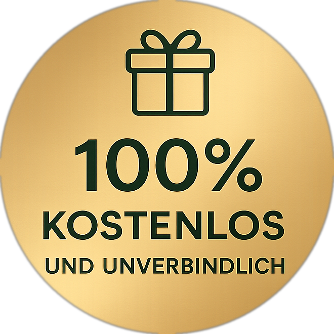 100% kostenlos und unverbindlich